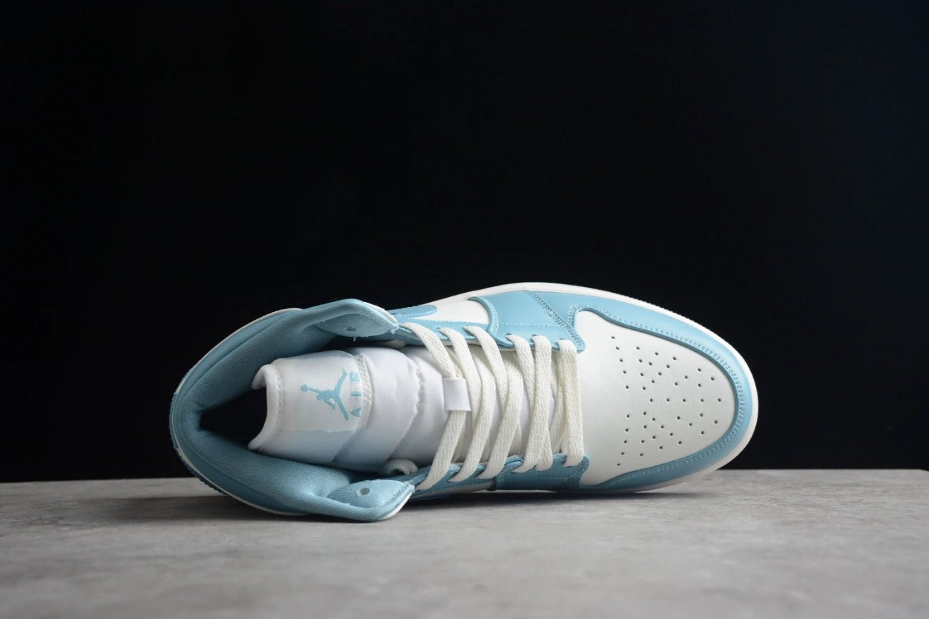 Air Jordan 1 Mid UNC University Blue White by Air Jordan