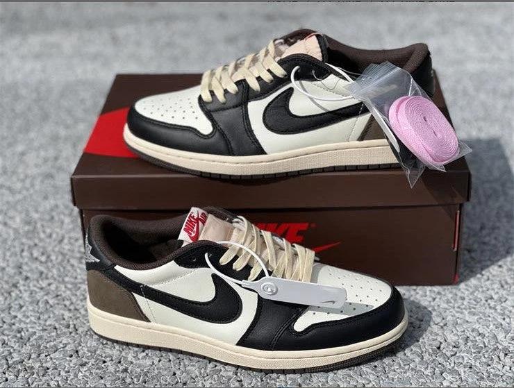 Travis Scott x Air Jordan 1 Low OG SP Dark Mocha Shoes Sneakers by Air Jordan