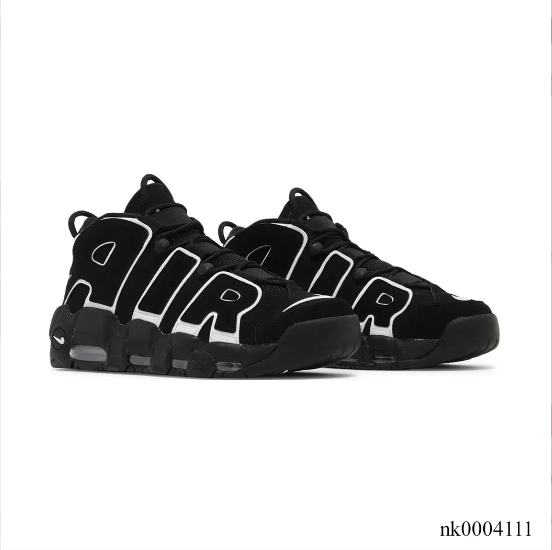 Air More Uptempo Black White Shoes Sneakers by Air Jordan