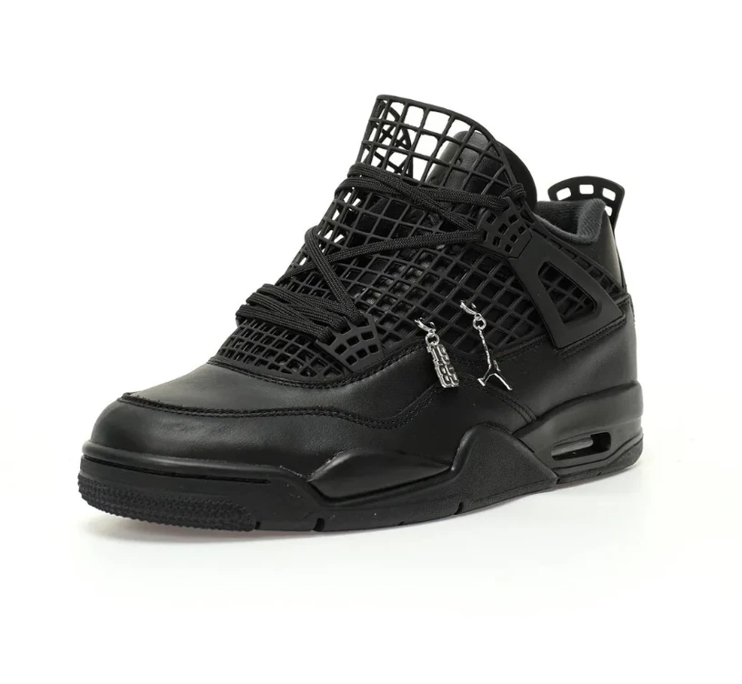 Air Jordan 4 NET Black Shoes Sneakers by Air Jordan