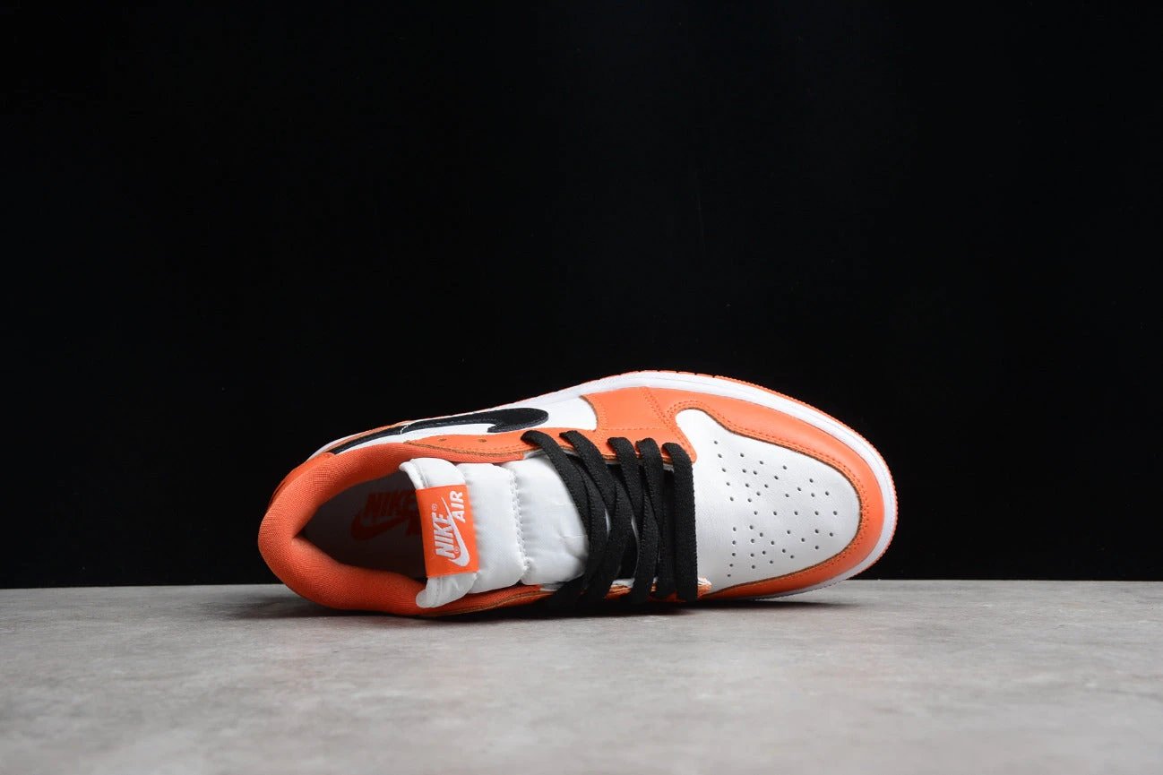 Air Jordan 1 Low OG White Orange Black by Air Jordan