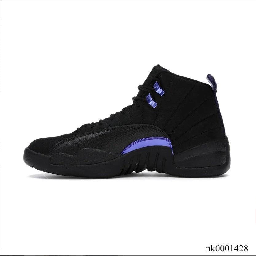 Air Jordan 12 Retro Black Dark Concord Shoes Sneakers by Air Jordan
