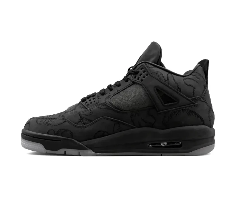 KAWS x AJ 4 Black Shoes Sneakers by Air Jordan