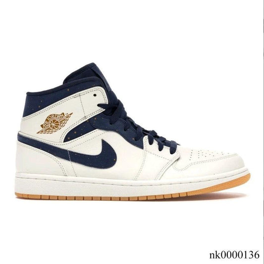 Air Jordan 1 Retro Mid Jeter Shoes Sneakers by Air Jordan