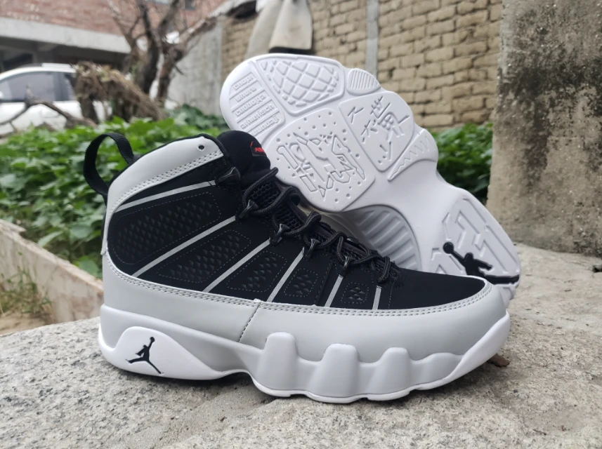 Air Jordan 9 Black Gray Silver by Air Jordan
