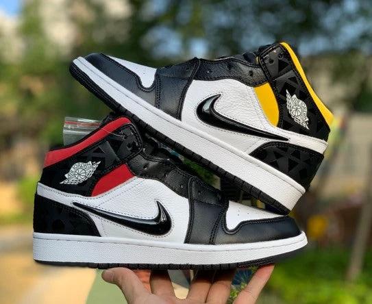 Air Jordan 1 Mid Quai 54 Four-Color Mandarin by Air Jordan