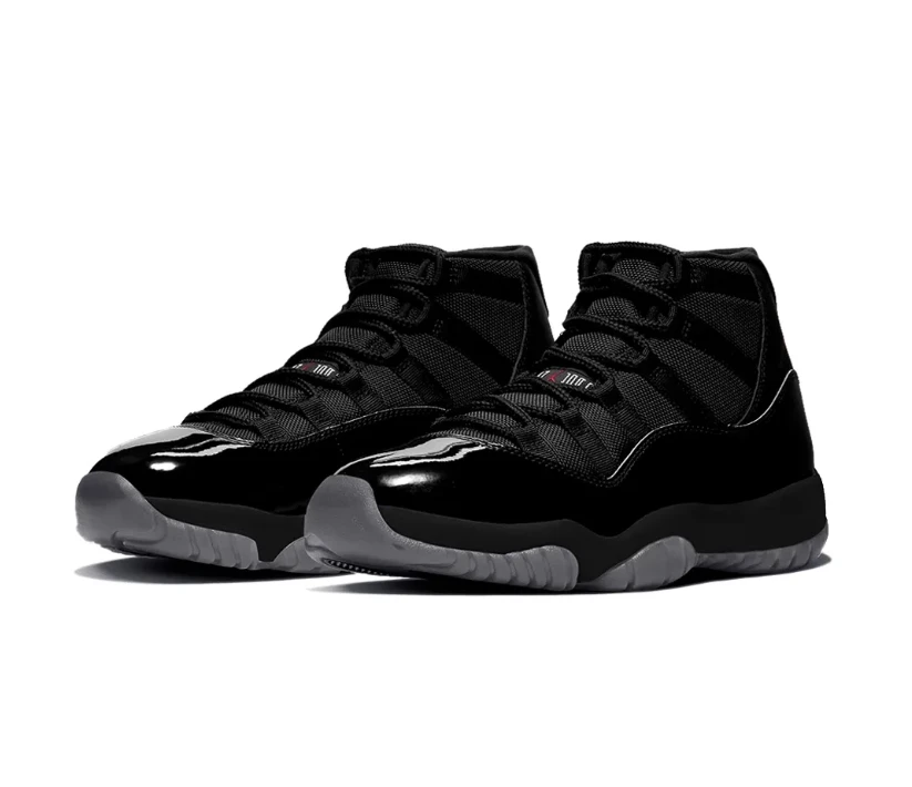 Air Jordan 11 Black Red Grey Shoes Sneakers by Air Jordan