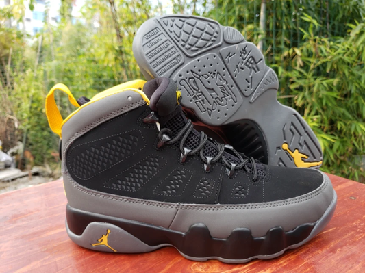 Air Jordan 9 Black Gray Yellow by Air Jordan