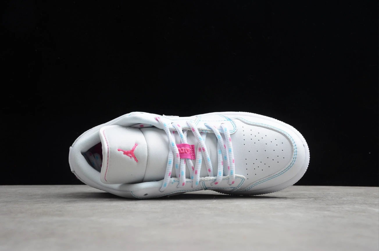 Air Jordan 1 Low White Green Powder by Air Jordan