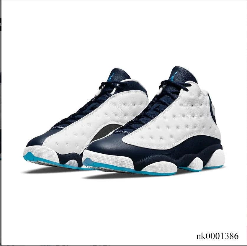 Air Jordan 13 Retro White Obsidian Powder Blue Shoes Sneakers by Air Jordan