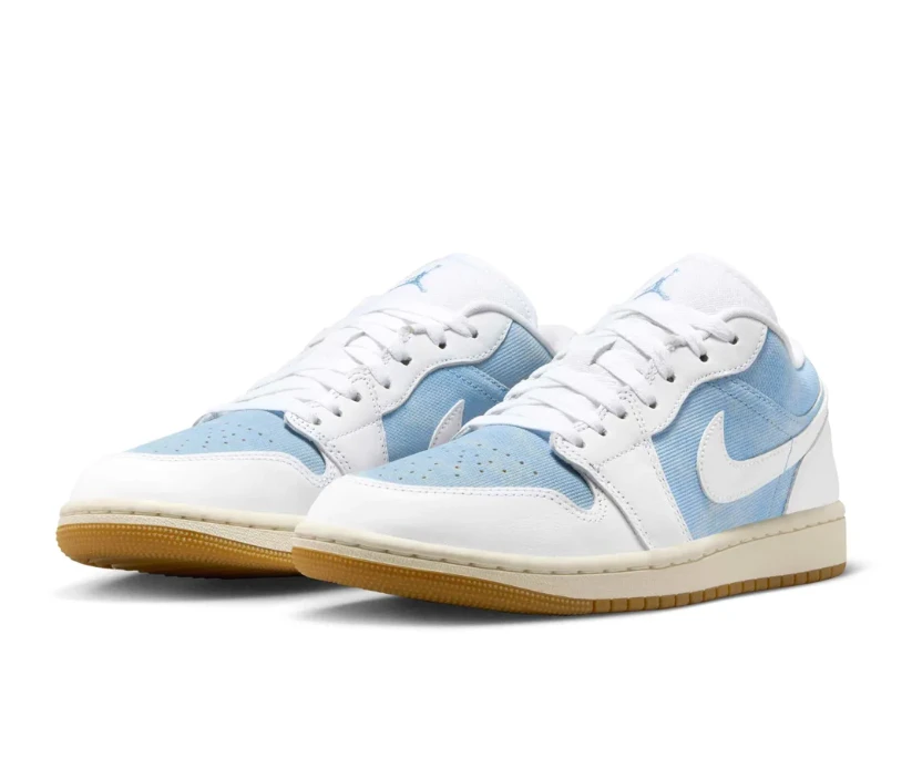 Air Jordan 1 Low Worn Blue Shoes Sneakers by Air Jordan