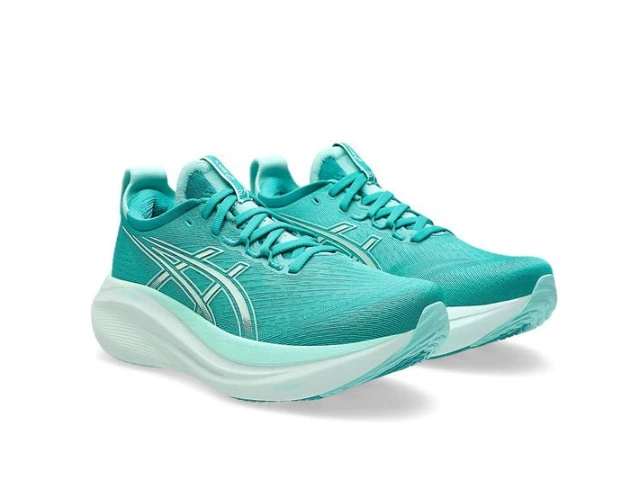 Asics Gel-Nimbus 27 Wave Teal Illuminate Mint 1012B753-400 by Air Jordan