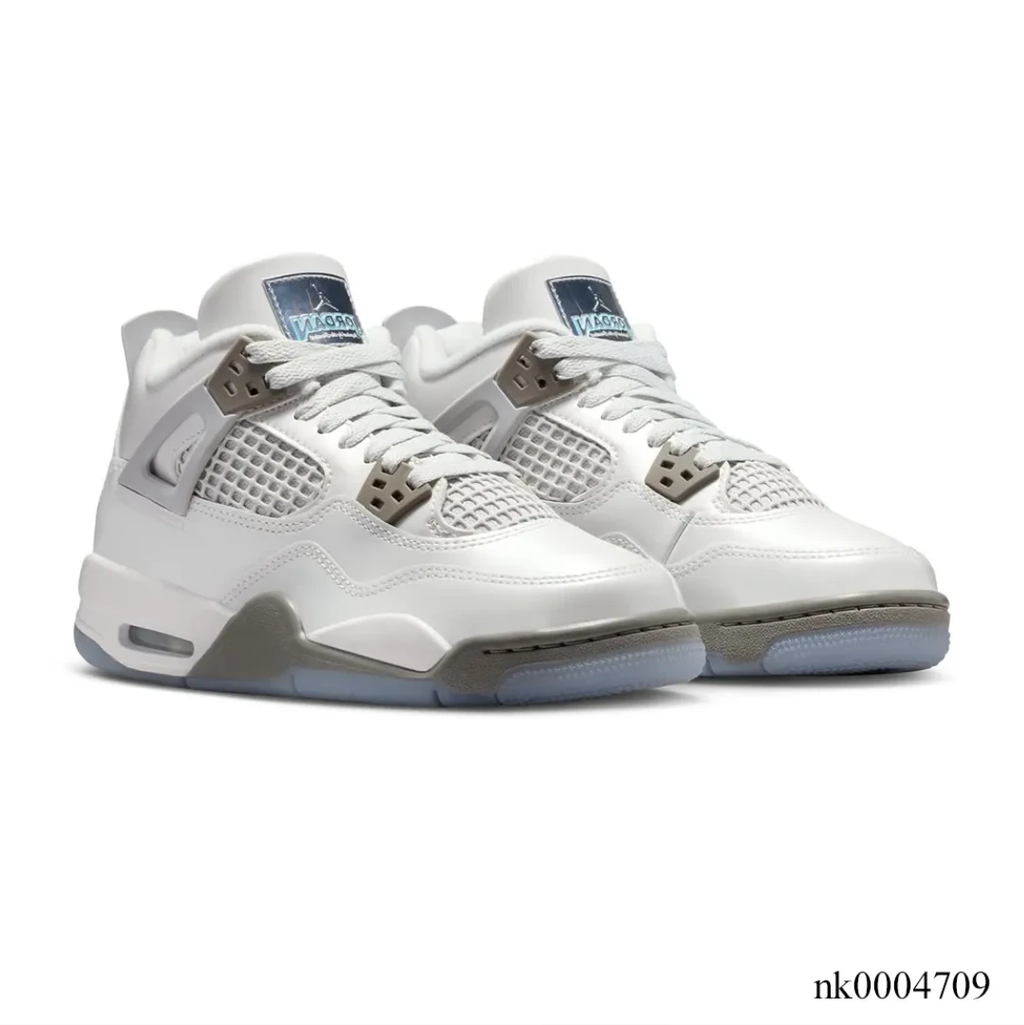 Air Jordan 4 Blue Chill Photon Dust Shoes Sneakers by Air Jordan