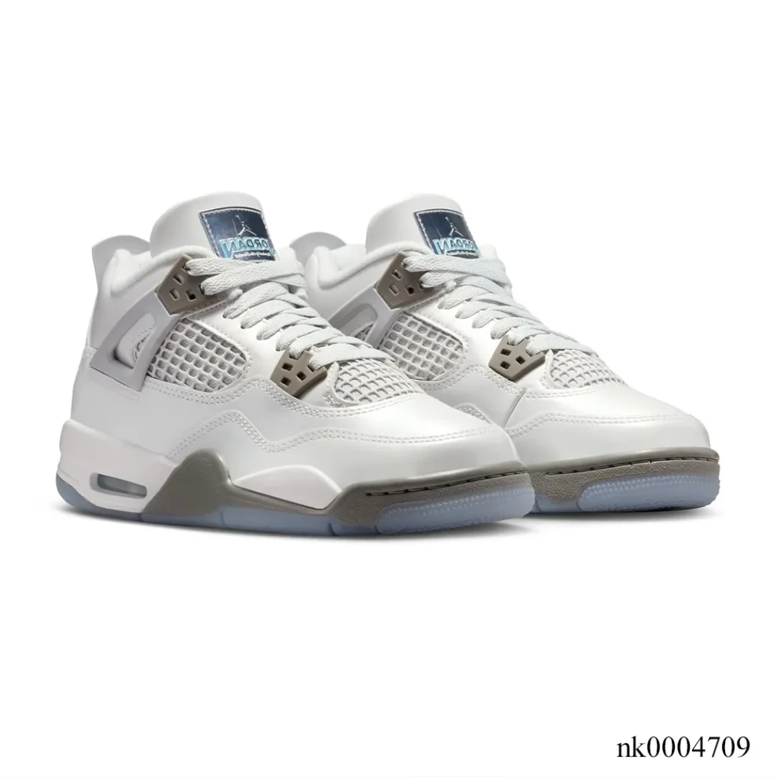 Air Jordan 4 Blue Chill Photon Dust Shoes Sneakers by Air Jordan