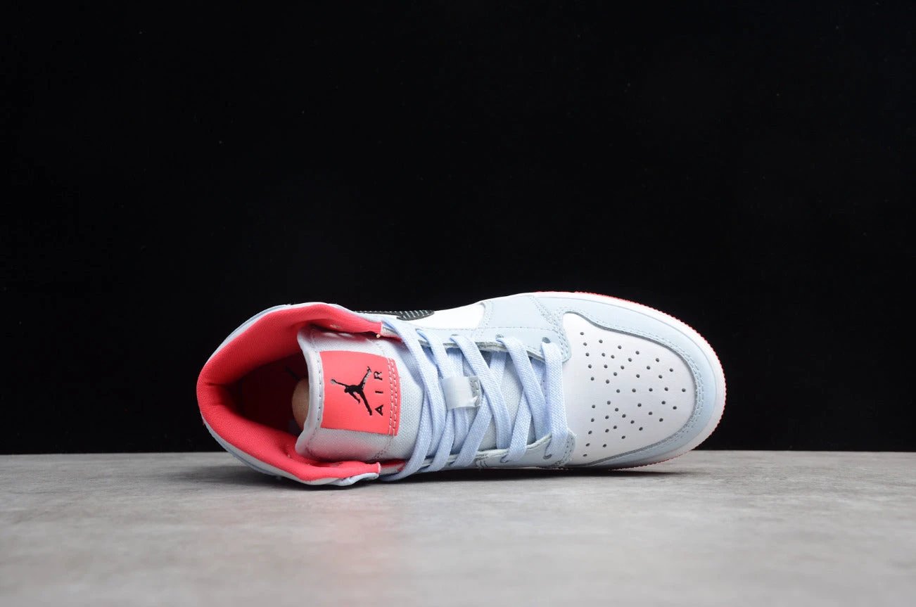 Air Jordan 1 Mid GS 'Half Blue' by Air Jordan