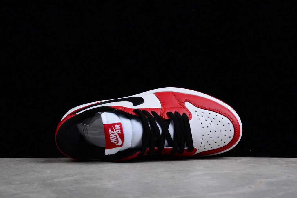 Air Jordan 1 Low White Black Red by Air Jordan