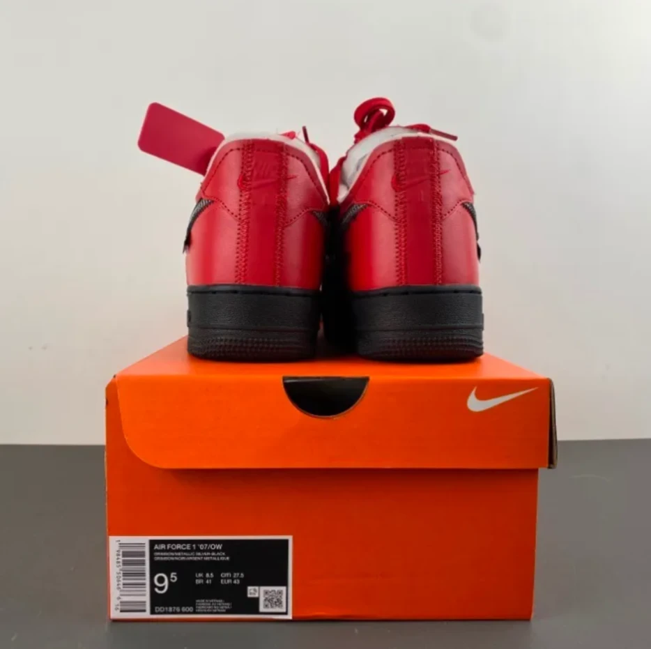 OW x Air Force 1 Low Crimson Sample Shoes Sneaker by Air Jordan