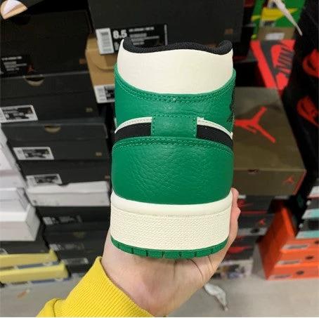 Air Jordan 1 Mid White Green And Orange by Air Jordan