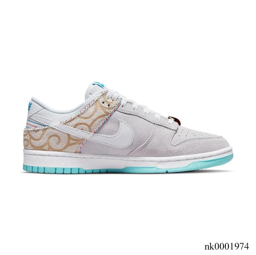 Dunk Low Barbershop Grey Shoes Sneakers by Air Jordan