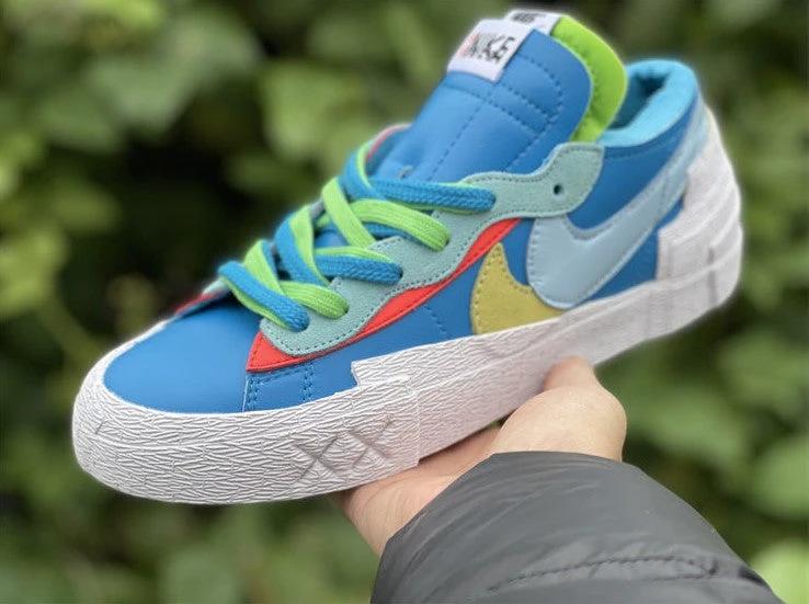 Blazer Low sacai KAWS Neptune Blue Shoes Sneakers by Air Jordan