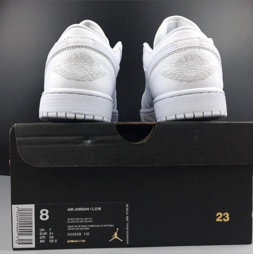 Air Jordan 1 Low Triple White (2019) Shoes Sneakers by Air Jordan