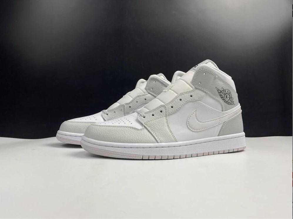 Air Jordan 1 Mid Grey Camo Shoes Sneakers by Air Jordan