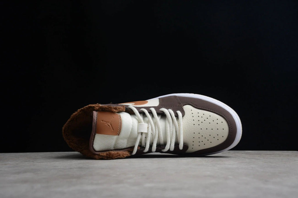 Air Jordan 1 Mid SE Cream Dark Chocolate by Air Jordan