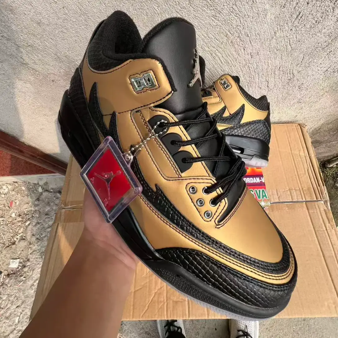 Air Jordan 3 Retro El Vuelo Black Sample Shoes Sneakers by Air Jordan