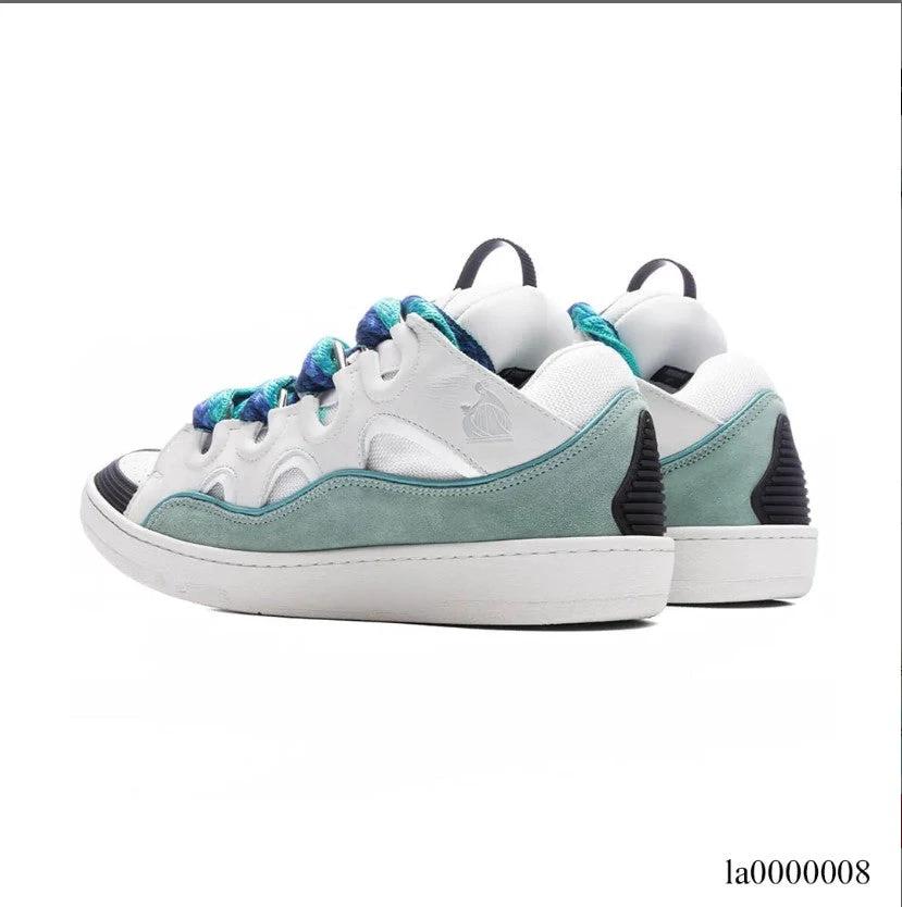 Lanvin Curb Sneaker White Blue Shoes Sneakers – la0000008 by Air Jordan