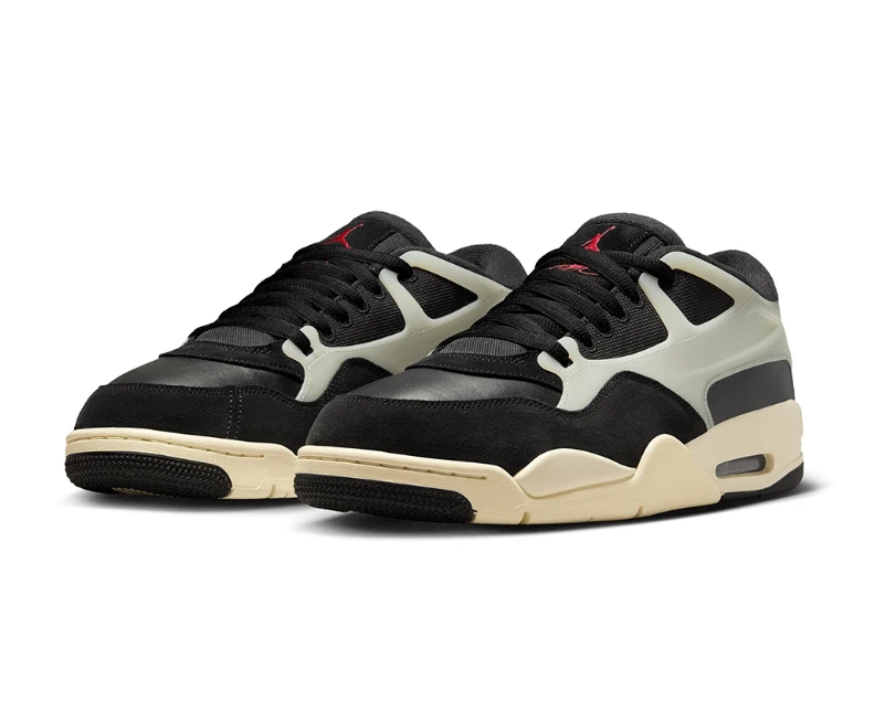 Air Jordan 4 RM Black Sail Shoes Sneakers by Air Jordan