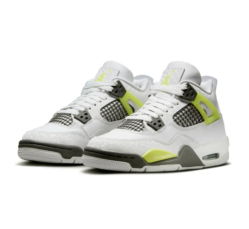 Air Jordan 4 Light Lemon Twist Shoes Sneakers by Air Jordan