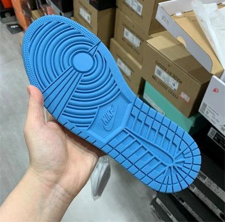 Air Jordan 1 Mid White Blue North Carolina by Air Jordan