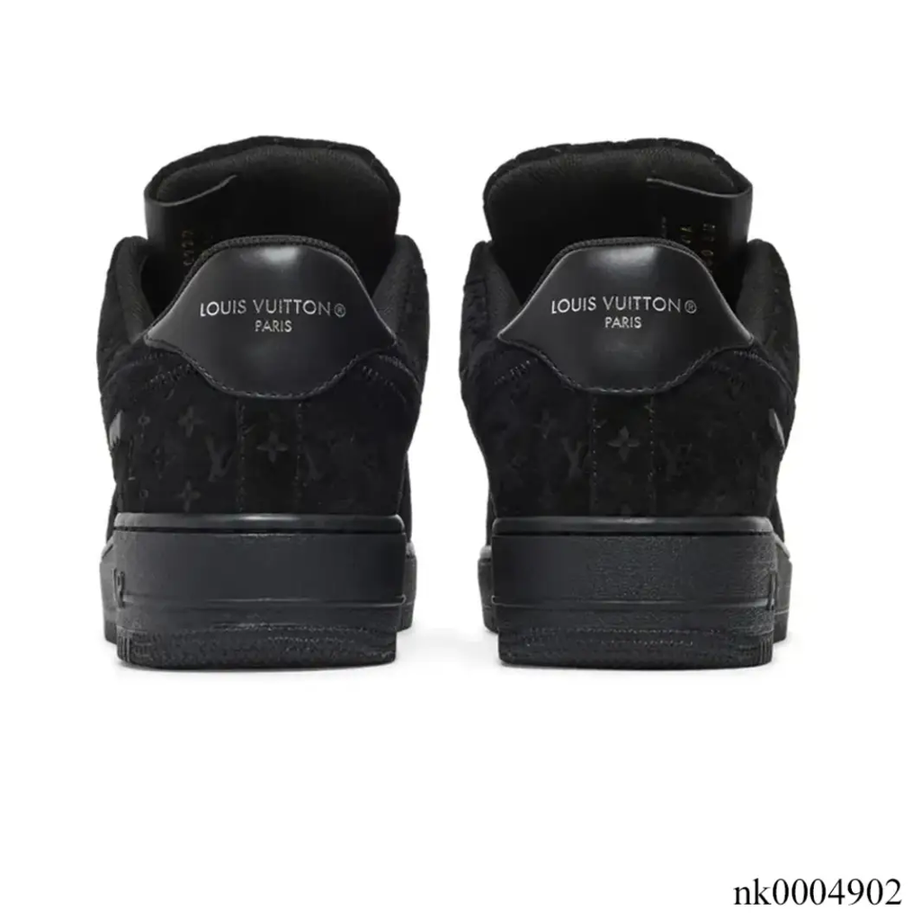 LV x Air Force 1 Virgil Abloh Black Shoes Sneakers by Air Jordan