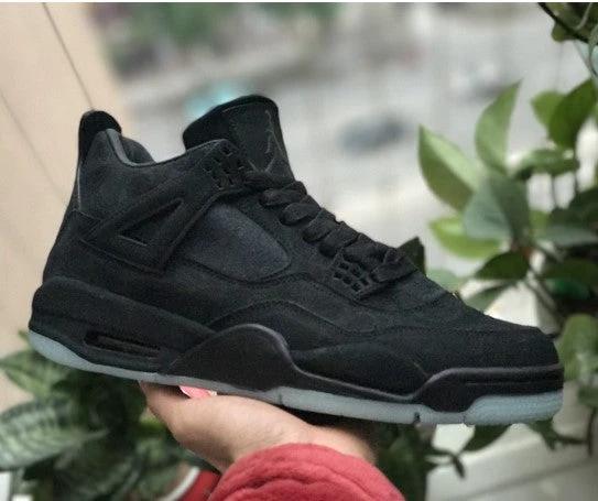 Air Jordan 4 Graffiti Black Suede by Air Jordan