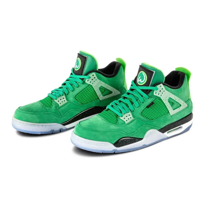 Air Jordan 4 Wahlburgers PE Shoes Sneakers by Air Jordan