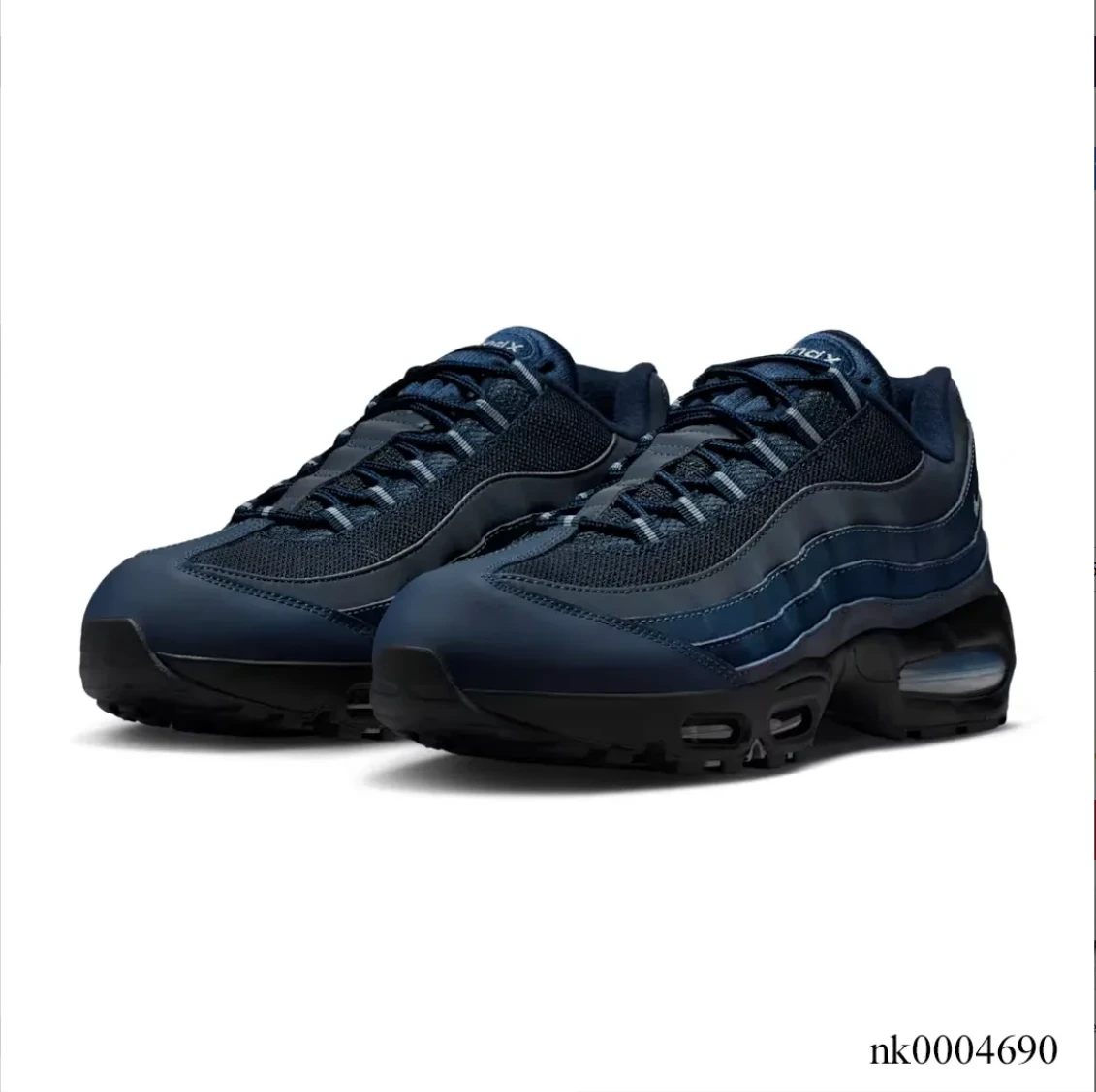 Air Max 95 Big Bubble Black Game Royal Shoes Sneakers by Air Jordan