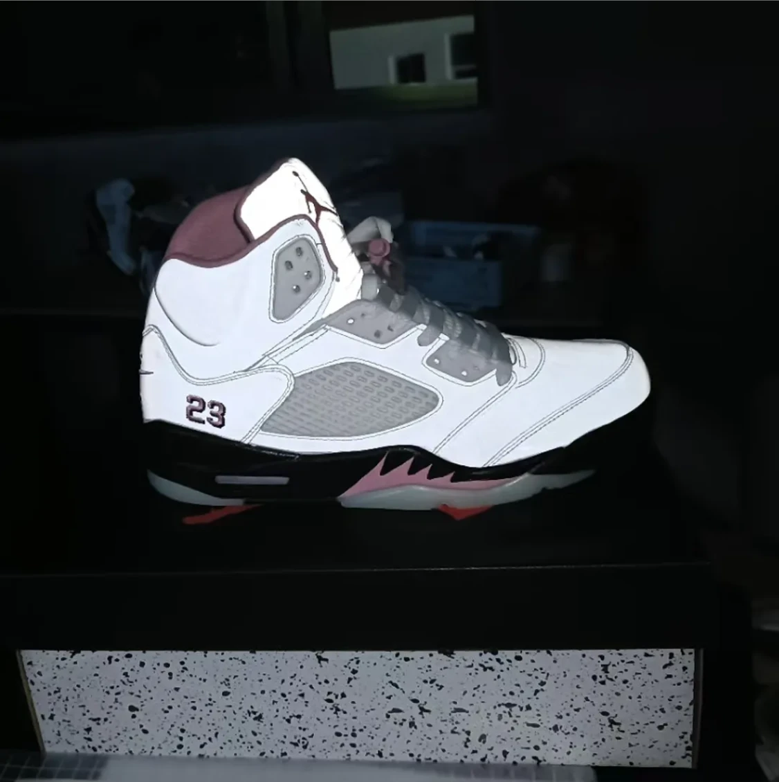 Air Jordan 5 35th Anniversary Medium Soft Pink Shoes Sneakers by Air Jordan