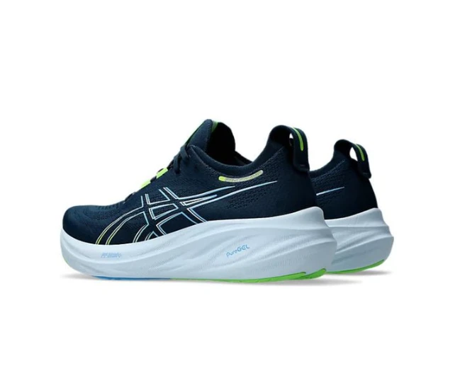 Asics Gel Nimbus 26 French Blue Electric Lime 1011B794-400 by Air Jordan