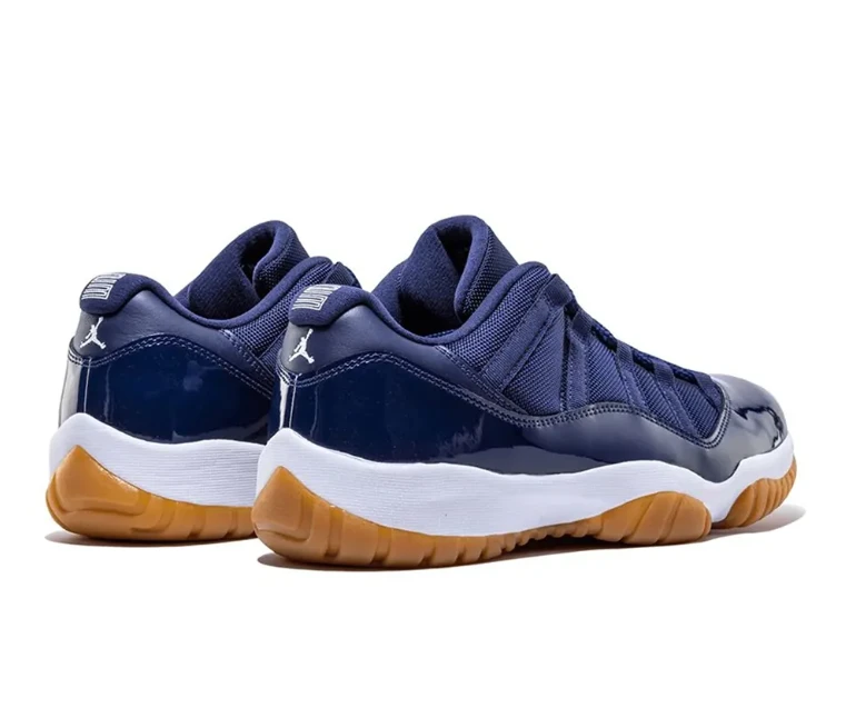 Air Jordan 11 Retro Low Navy Gum Shoes Sneakers by Air Jordan
