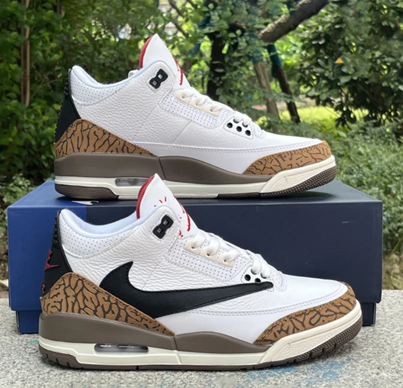 Air Jordan 3 x Travis Scott Palomino Shoes Sneakers by Air Jordan