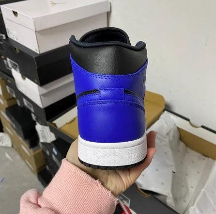 Air Jordan 1 Mid Black Blue by Air Jordan
