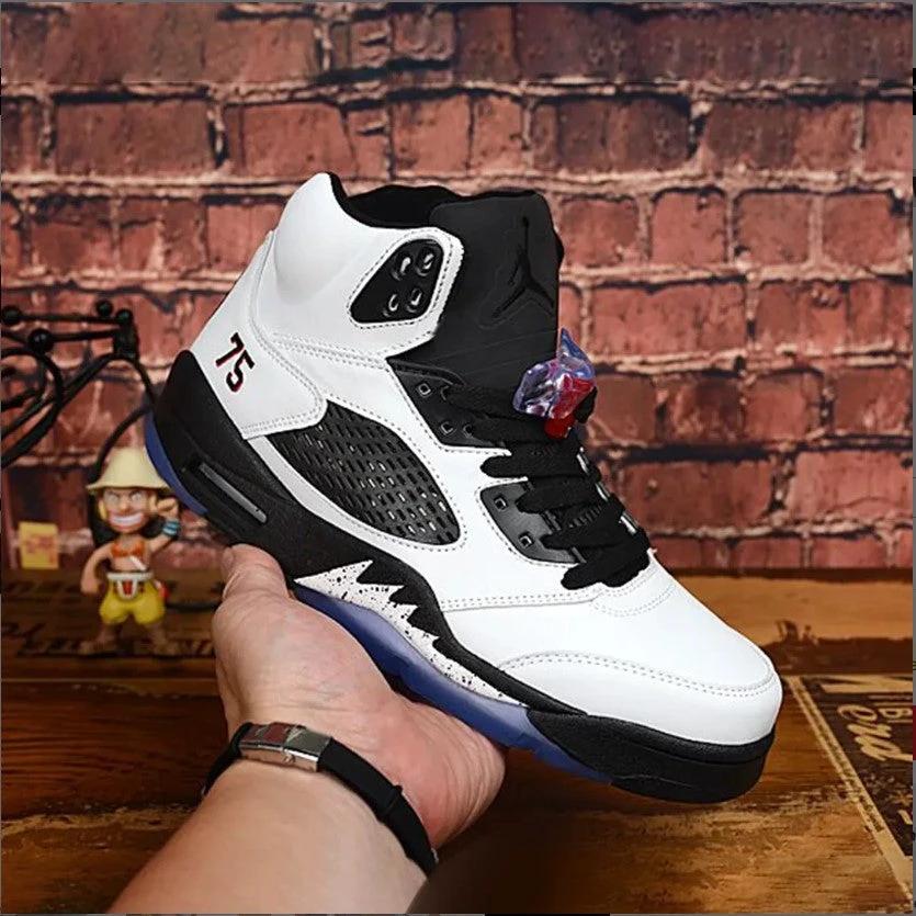 Air Jordan 5 Paris Saint Germain F&F White Shoes Sneakers by Air Jordan