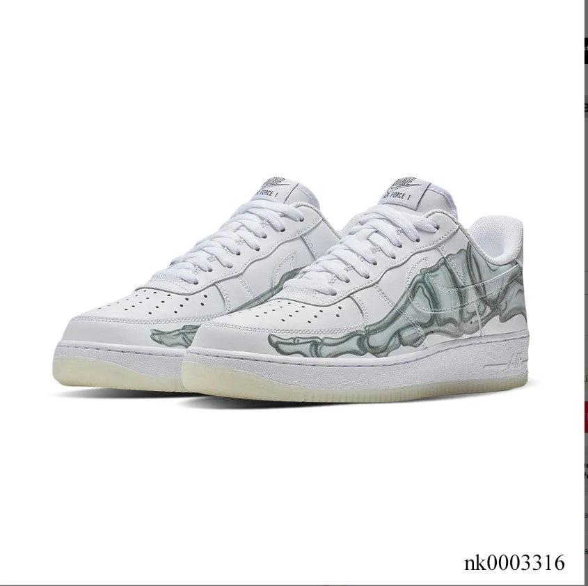 Air Force 1 Low Skeleton Halloween Shoes Sneakers by Air Jordan