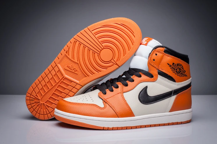 Air Jordan 1 Mid Turf Orange Black-White by Air Jordan