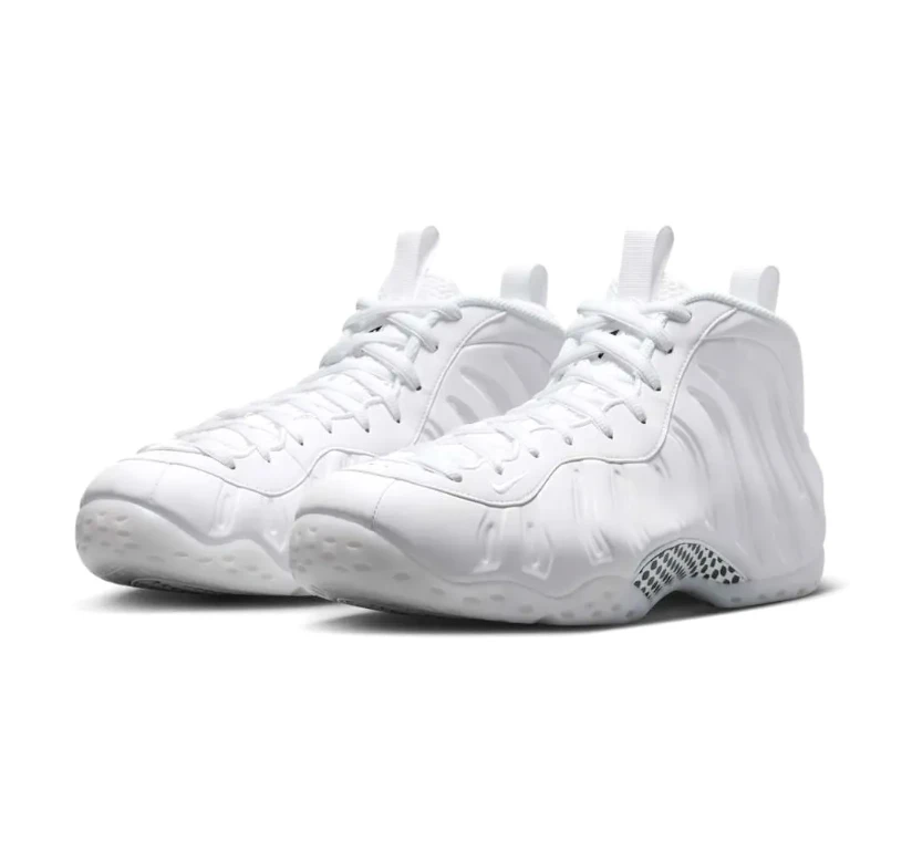 Air Foamposite One Triple White Shoes Sneakers by Air Jordan