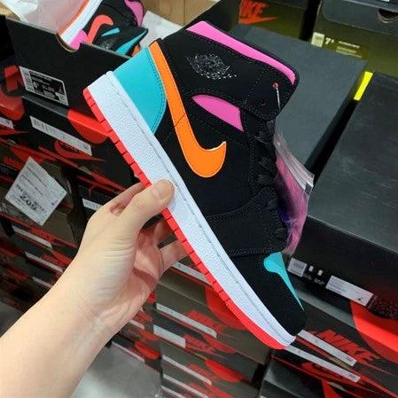 Air Jordan 1 Mid GS 3M Reflective Color by Air Jordan