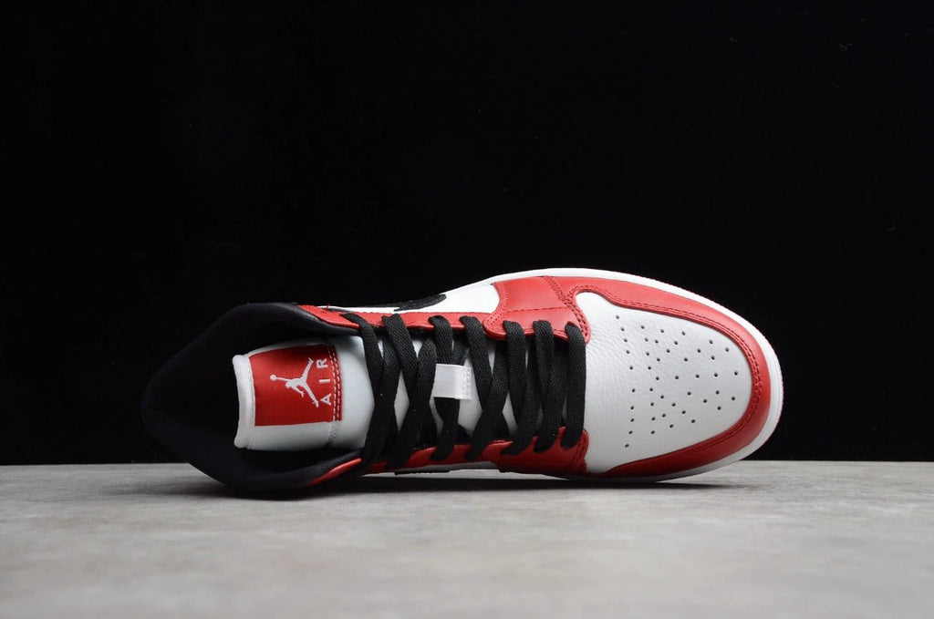 Air Jordan 1 Mid Chicago White Heel by Air Jordan
