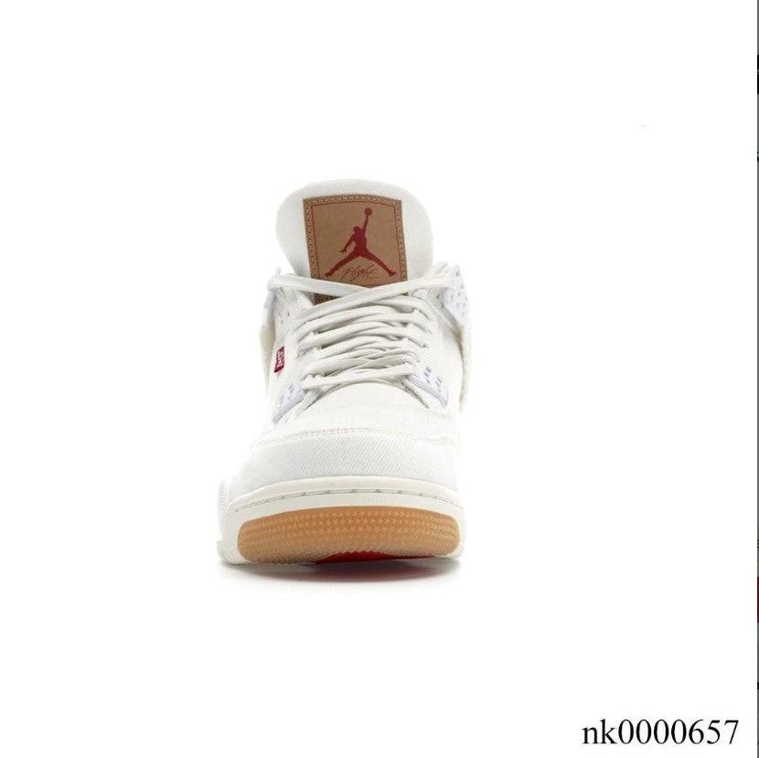 Air Jordan 4 Retro Levi’s White (Levi’s Tag) Shoes Sneakers by Air Jordan