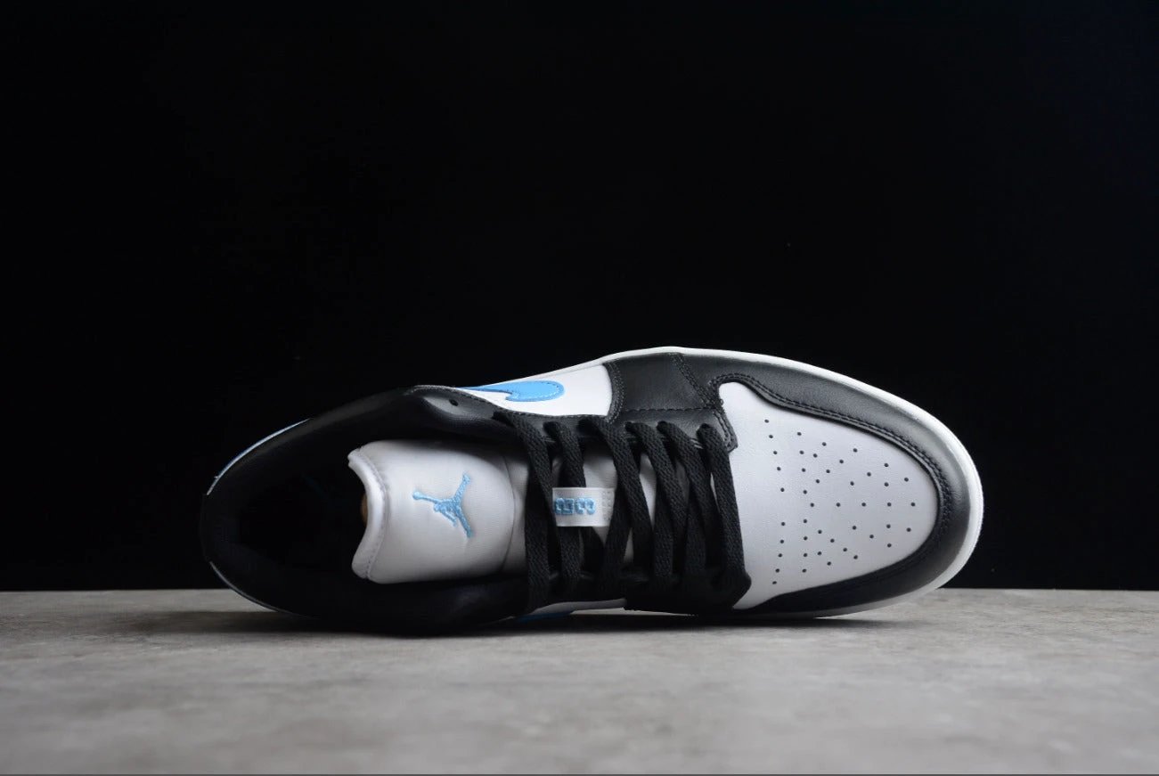Air Jordan 1 Low Top Black White And Blue by Air Jordan