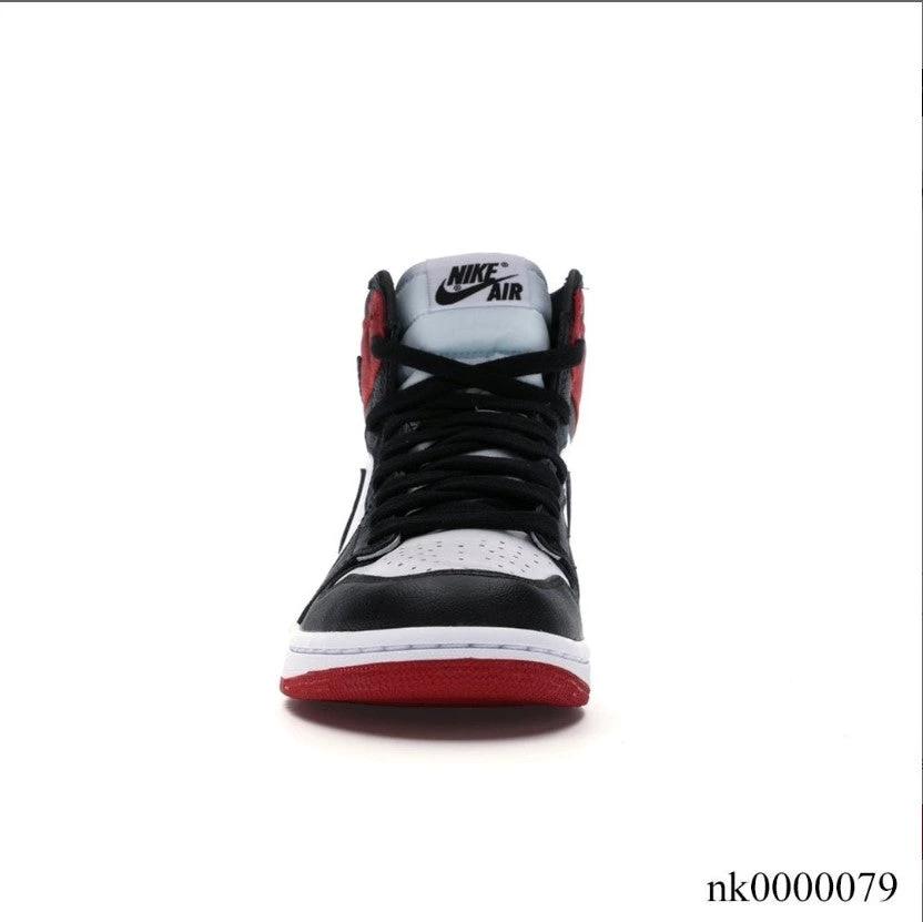 Air Jordan 1 Retro High Satin Black Toe Shoes Sneakers by Air Jordan